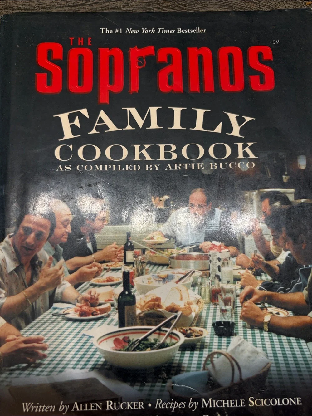 Soprano Family Cookbook - Black & Red Cover